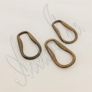 1047 Y021 | Tear Drop Metal Loop – 10 PCs