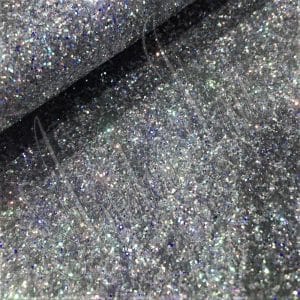 Hologram Silver Fine Glitter avetco.leather 1231 Fine Glitter Fabrics – Hologram | 36″ x 54″