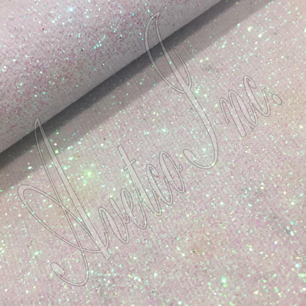 0.6MM Shimmer Glitter Leather Sheets Gltter Faux Fabric Vinyl with