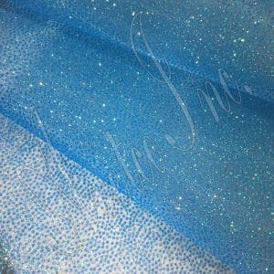 1264 Nylon Mesh Glitter Sequins Fabric | 36″ x 54″