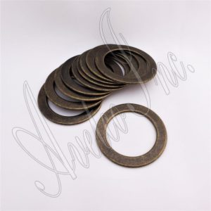 O-Ring Antique Brass 48mm 48mm | 1.89″ Flat O Ring Y7465