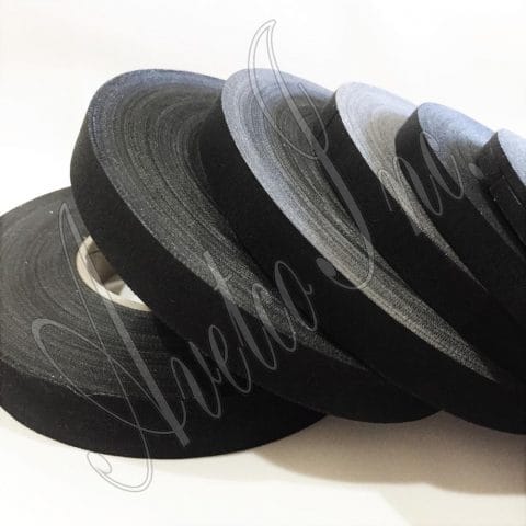 Top Line Reinforcement Tape Cotton/Nylon #634 Black 54 Yards