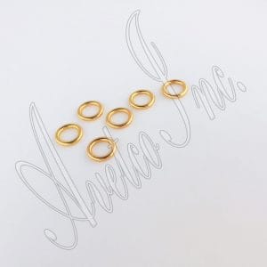 Gold Solid O-Ring 10mm Avetcoinc@ Y7464 10 mm (0.39″) | Solid O-Ring Y7464 – 100 PCs