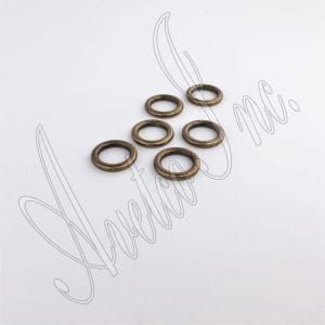 Brass Solid O-Ring 12mm Avetcoinc@ Y7464 12 mm | 0.47″ Solid O-Ring Y7464 – 50 PCs