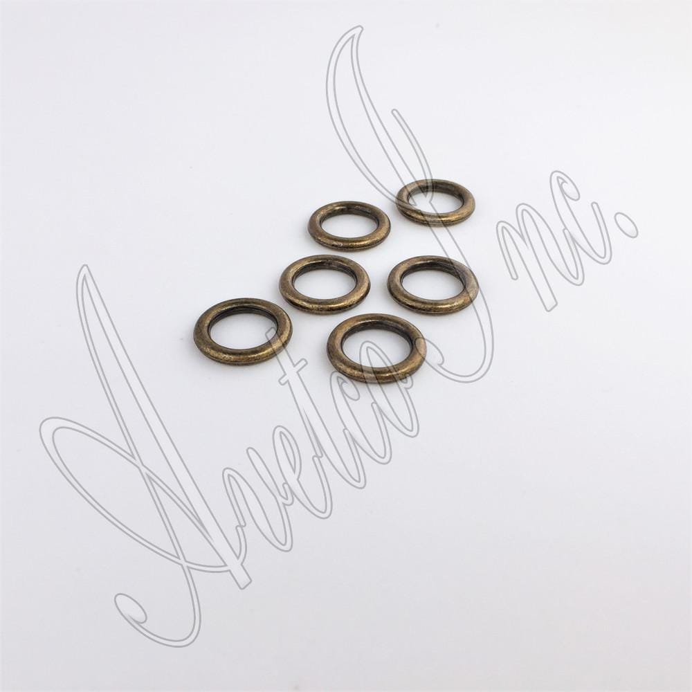 Brass Solid O-Ring 12mm Avetcoinc@ Y7464 Solid O-Ring 12mm Avetcoinc@