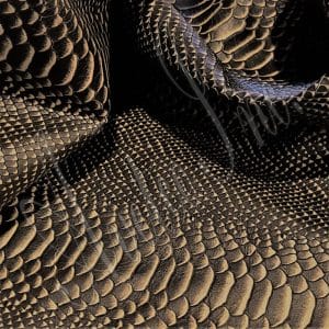 Snake Embossed Metallic Cow Leather Beige Avetco Inc Snake Embossed Metallic Cow Leather 3 oz Beige