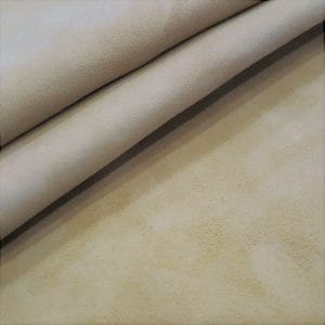 Beige goat suede leather Beige goatskin suede leather whole hide