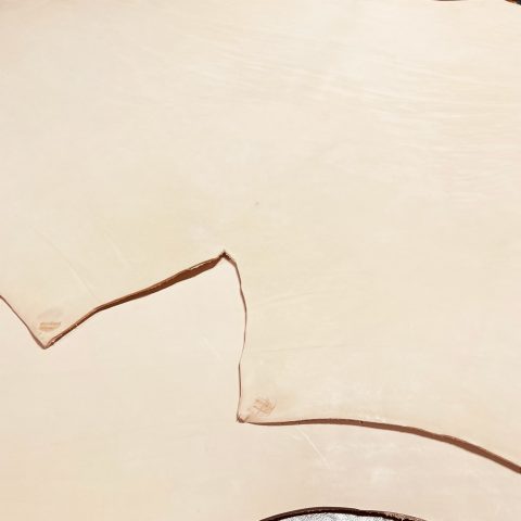 8/9 oz Natural Veg Tan Tooling Leather Double Shoulder | 13-16 SF.