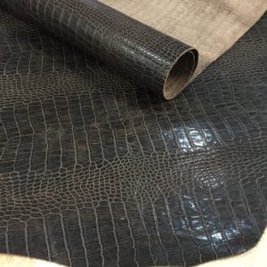 Alligo13 Alligator Belly Embossed Cow Leather 3 oz | 22-24 SF.