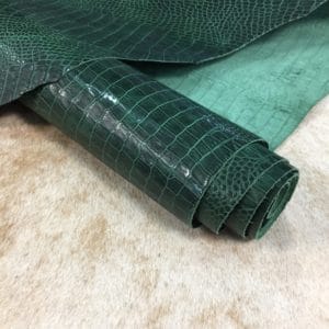 Alligo17 Alligator Belly Embossed Cow Leather 3 oz | 22-24 SF.