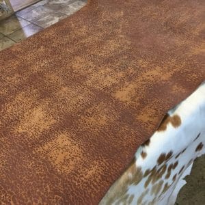 Arido Veg 8.9 cognac 8/9 oz Veg Tan Semi-Aniline Full Grain Arido Distressed Leather | 9-14 SF