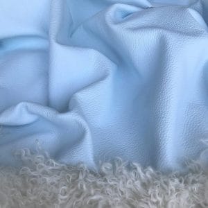 Cobalt Baby Blue Cobalt Cowhide – Side Hides – 3/4 oz | 22-25 SF.