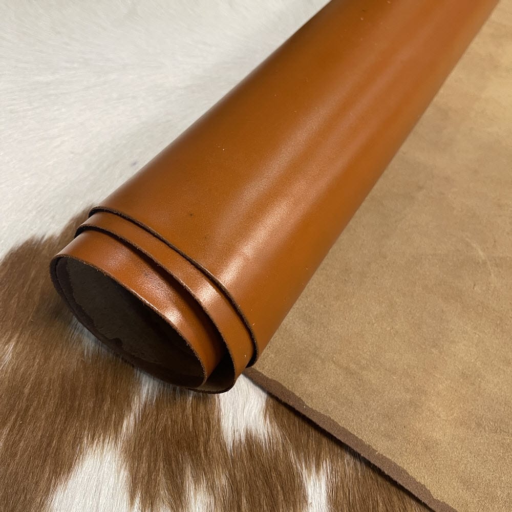 Boston Saddle Tan (6) Boston Saddle Tan Cow Leather 2/3 oz.