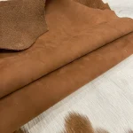 CognacCow Nubuck Cow Nubuck Leather 3 oz | 16-18 SF.