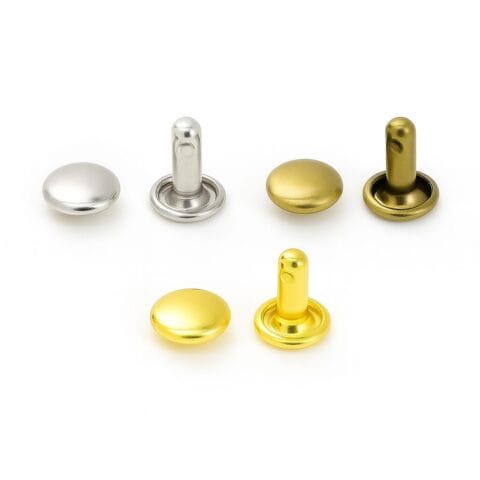 Double Cap Rivets 7 x 6mm | 500 Sets– R0026