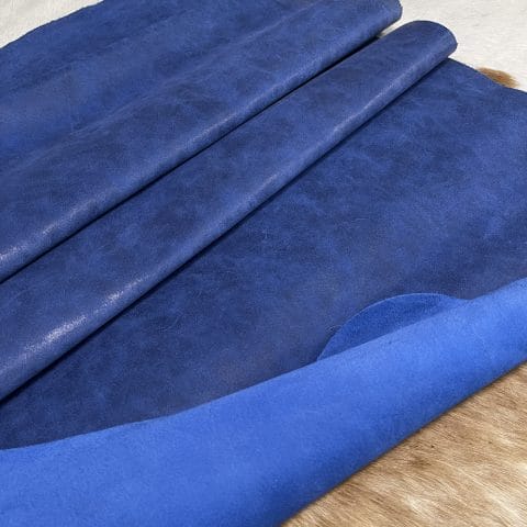 KP.116DUB Y.BOLT (3) Y. Bolt Cow Suede Leather 3/4 oz. | 14-16 SF. – DUTCH BLUE
