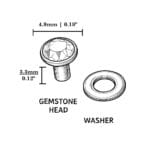 NH118-49mm-illustrated Crystal Rhinestone Rivets – NH118 Nickel 288 PCs