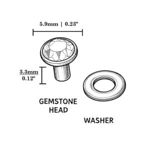 NH118-59mm-illustrated Crystal Rhinestone Rivets Tooling Set – For NH118