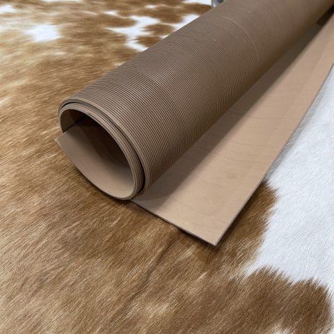 PR402-35mm BRW 1 0.14″| 3.5mm Taupe Rubber for Soling- Fineline | 31″ x 31″