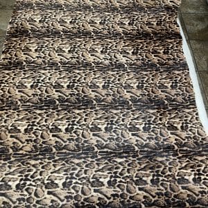 Panther-Beige This beige cowhide with panther print adds a fierce, fashion-forward edge to any design. With bold black markings over soft beige tones, it's ideal for handbags, shoes, garments, furniture, pillows, and interior décor. Printed on premium hair-on cowhide and chrome tanned for durability and softness. Each hide is unique, perfect for custom statement pieces.