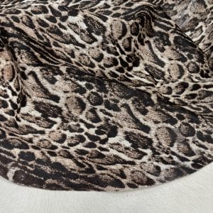 Panther-Gray This beige cowhide with panther print adds a fierce, fashion-forward edge to any design. With bold black markings over soft beige tones, it's ideal for handbags, shoes, garments, furniture, pillows, and interior décor. Printed on premium hair-on cowhide and chrome tanned for durability and softness. Each hide is unique, perfect for custom statement pieces.