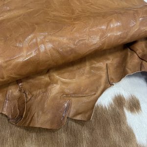 SL-209TAN Goat 1 Goatskin Washed Leather 3 oz, 5-6 SF