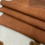 SL-305CAR Caramel Cafe Cow Nubuck Leather 3 oz | 16-18 SF.
