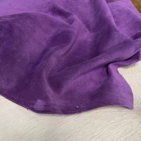 Cow Suede S.Grape Cow Split Suede Leather 3oz 6-8 SF