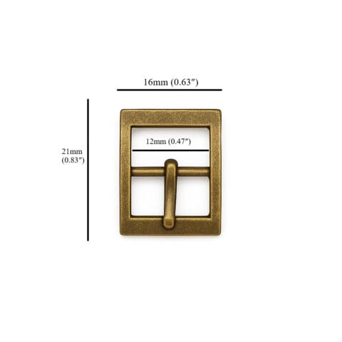 0.47″ | 12mm Center Bar Buckles #Y3114-50/100pk