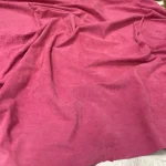 Fuchsia Rose Full grain Pig Premium Garment Pig Grain Suede Leather 2 oz