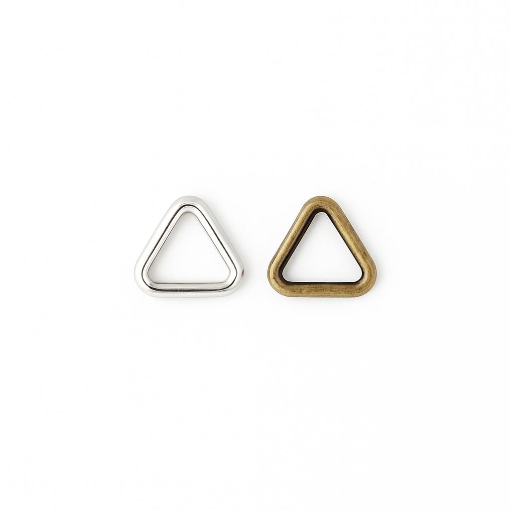 9.5mm Triangle Ring AK161 – Nickel and Antique Brass finish – Avetco