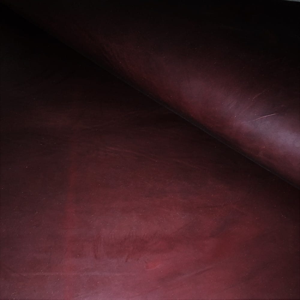 11/12 oz Latigo Leather Burgundy Panel 12″ x 24″ | Avetco