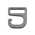 10mm-quick-release-buckle-gunmetal Quick Release Buckle 10mm for Dance Shoes and Garments