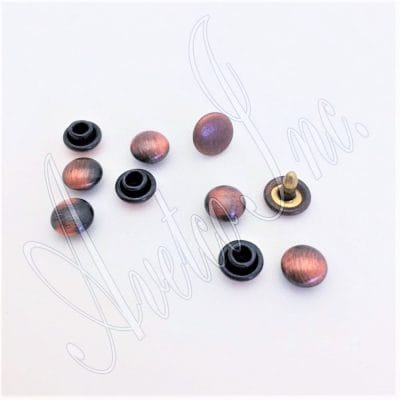Copper 7.8mm Dome Rivets R588