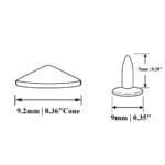 0.36″ | 9.2 mm, Cone Head Rivet 100PCs- AR138