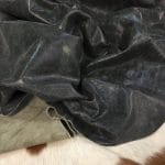 Black with Olive Crackle Buffalo Leather Crackle Distressed Buffalo Leather 2/3 oz | 13-18 SF.