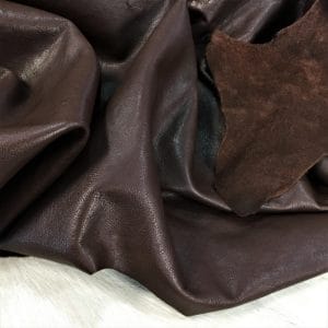 Brown Buffalo Analine avetco leather (11) Full Grain Buffalo Leather Aniline Finish Full Hides 3/4 oz, 35-43 SF