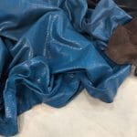 Turquoise w Brown Crackle Buffalo Leather Crackle Distressed Buffalo Leather 2/3 oz | 13-18 SF.