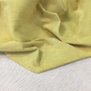 cream gold pig suede leather avetcoinc@ Premium Garment Pig Suede Leather 2 oz – Greens & Yellows