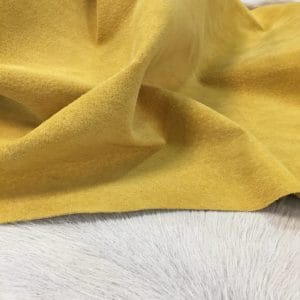 bright yellow pig suede leather avetcoinc@ Premium Garment Pig Suede Leather 2 oz – Greens & Yellows