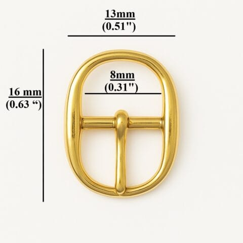 0.31″| 8mm Oval Center Bar Buckle Y3108-50/100pk