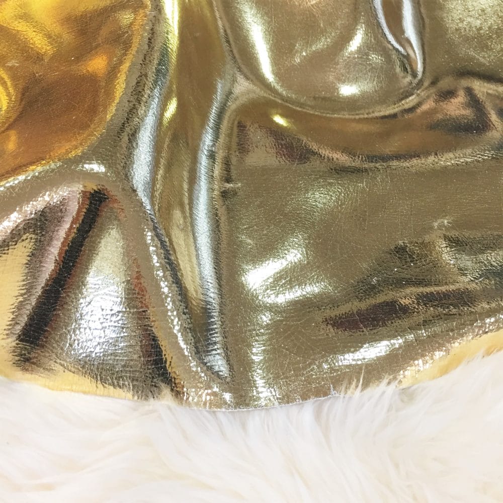 Atlan Cow Leather Avetcoinc (7) Atlan Metallic Cow Leather 3 oz – Gold Foil Finish