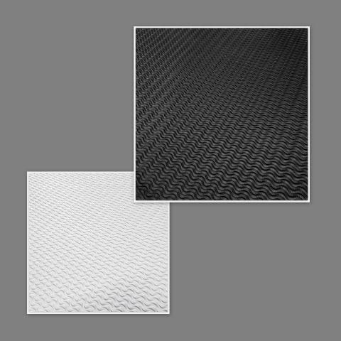 0.24″ | 6 mm E700 Eva Foam Ripple Pattern Hardness 70-75° Shore C