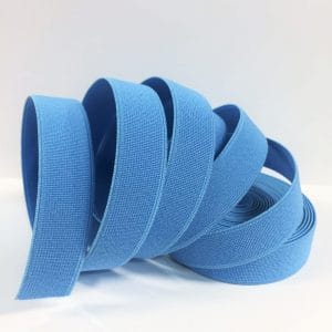 20MM Elastic Baby Blue avetcoinc (3) 0.79″ | 20mm Scorpio Woven Flat Elastic Webbing – 10 & 20 Yard Pack