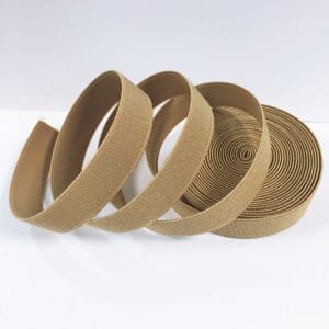 Elastic 20mm beige avetcoinc. (2) 0.79″ | 20mm Scorpio Woven Flat Elastic Webbing – 10 & 20 Yard Pack