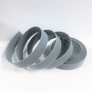 Elastic 20mm gray avetcoinc. (1) 0.79″ | 20mm Scorpio Woven Flat Elastic Webbing – 10 & 20 Yard Pack