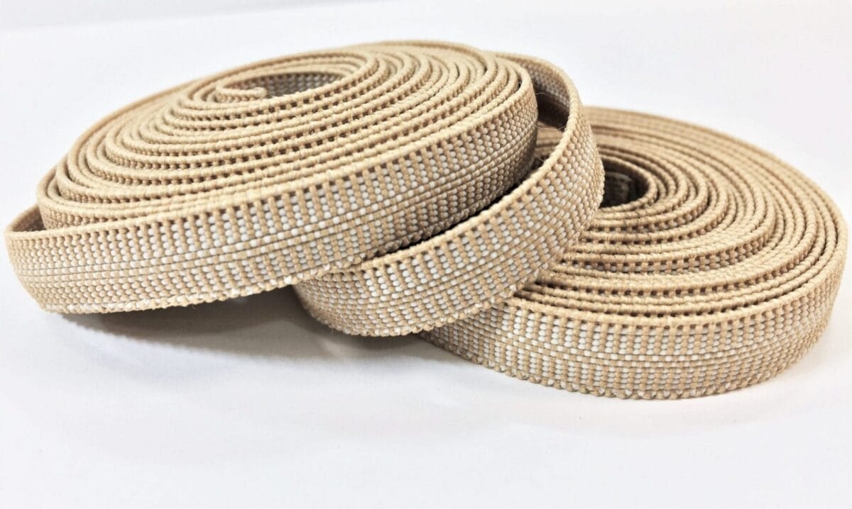 canal elastic 8mm beige avetcoinc (3) 0.31" | 8mm Channel Buckle Elastic– 10 Yards