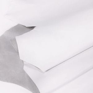 SL-201WHT Goatskin The Goatskin leather comes in a smooth finish that is very eye-catching, especially with the must-have authentic colors. The texture of the skin is silky smooth. This durable leather ranges from dark neutral colors, which can be used to create many different looks.