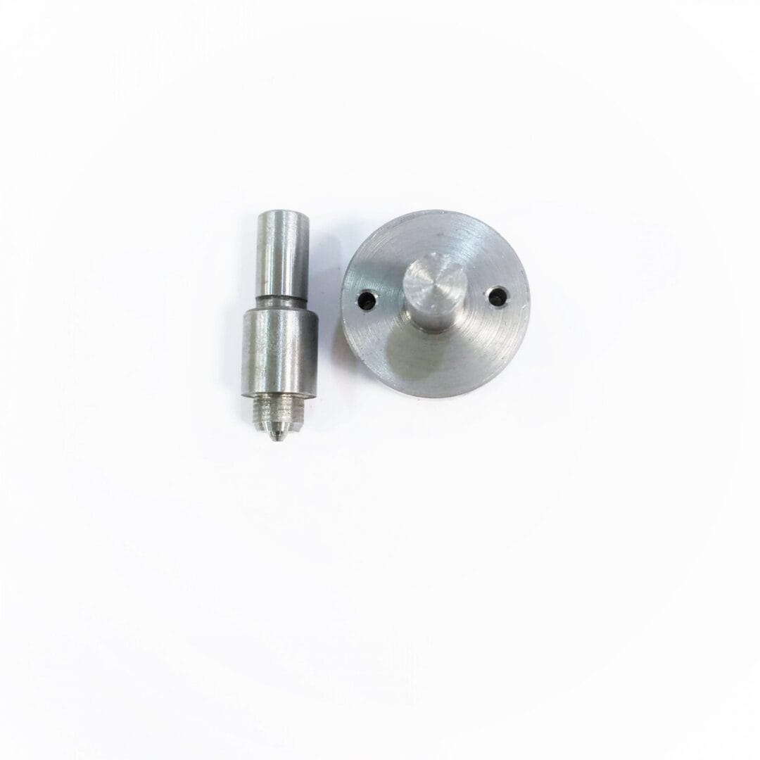 Boot hooks setter die insert 6.3mm for 9.4mm shaft – compatible with hand press and foot press machines, steel construction, shown on white background