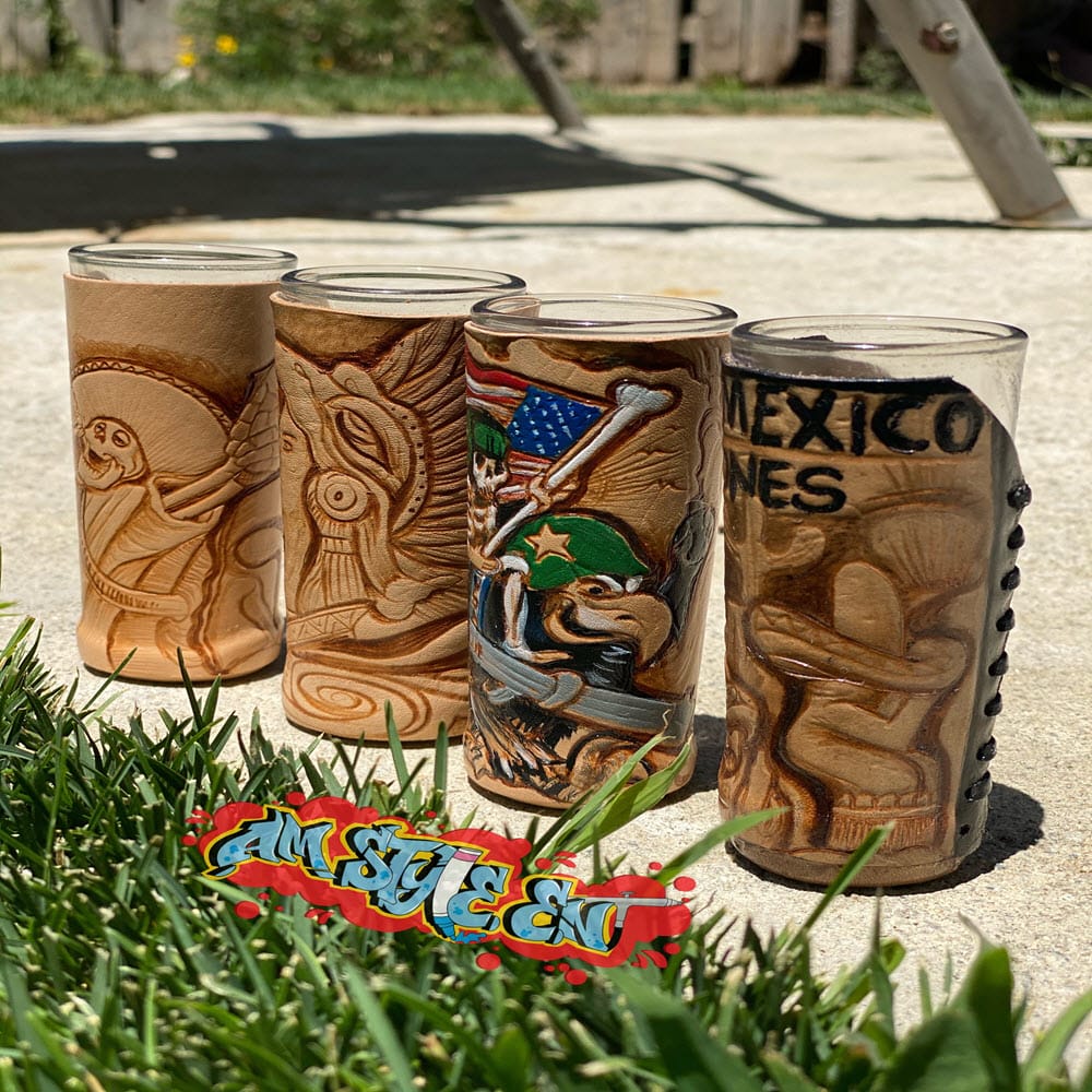 Engraved tumblers made with Avetco materials by Customer creation